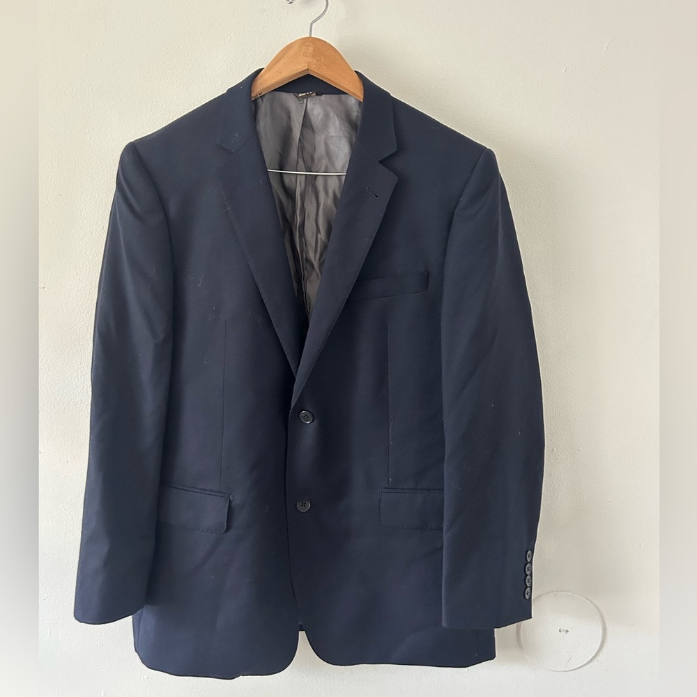 Neiman Marcus 100% wool men's double vent blazer